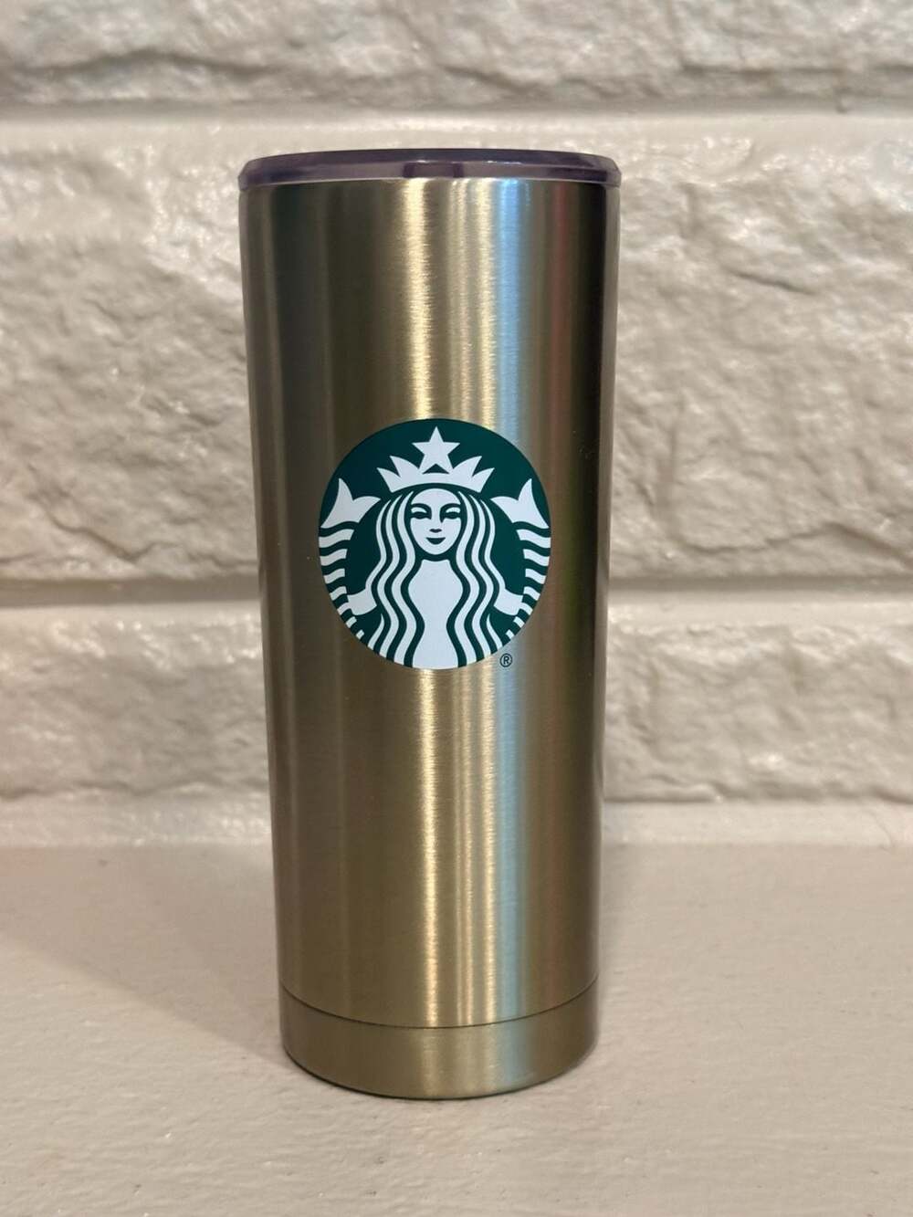 Starbucks 2021 Gold Stainless Steel 20oz Travel Tumbler